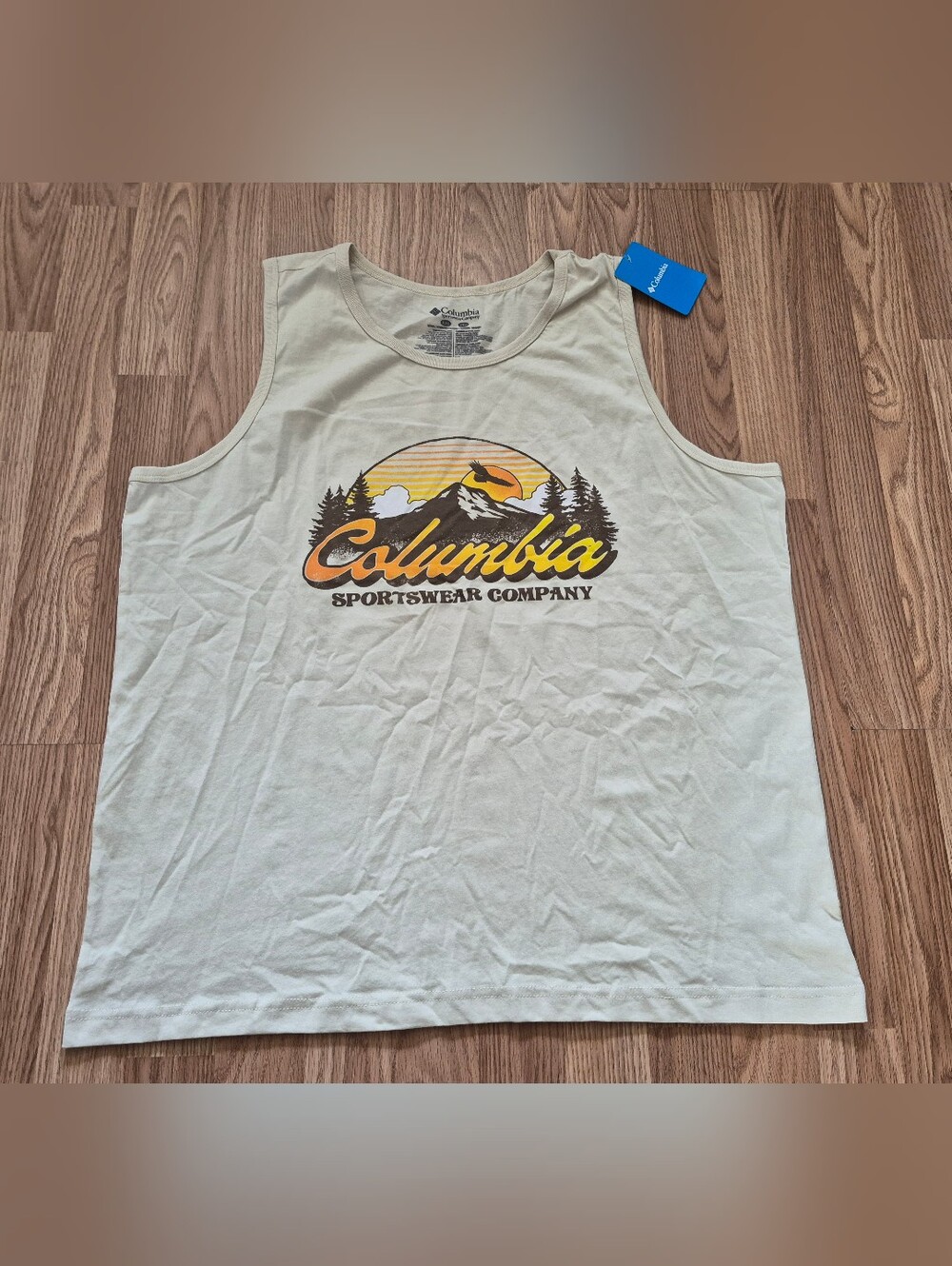 Columbia Men's Sleeveless Cotton Blend T-Shirt Tank Top Brand new. New with tags